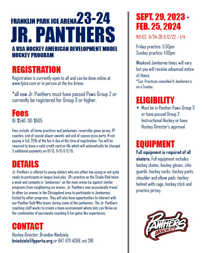 panthers september schedule